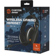 Canyon Bezvadu austiņas Canyon  headset EGO GH-13 Black