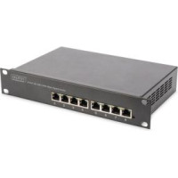 Digitus Serveru  - Citi piederumi Digitus  8-port Gigabit Ethernet Switch  DN-80114 10/100/1000 Mbps (RJ-45), Unmanaged, Rackmountable, Power supply type Internal, Ethernet LAN (RJ-45) ports 8