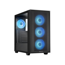 Chieftec Datoru korpusi Chieftec  Case||HUNTER 3|MidiTower|Case product features Transparent panel|Not included|ATX|EATX|MicroATX|MiniITX|Colour Black|GS-03B-OP