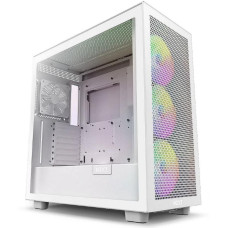 Nzxt Datoru korpusi NZXT  Case||H7 Flow RGB|MidiTower|ATX|EATX|MicroATX|MiniITX|Colour White|CM-H72FW-R1