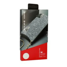 Yameina Aizmugurējais vāciņš Yameina Apple iPhone XR Shiny Case BAG Silver