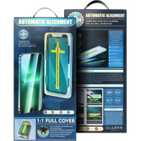 Ilike Aizsargstikls iLike Apple 5D Full Glue Tempered Glass for iPhone 13 / 13 Pro / 14 black + applicator