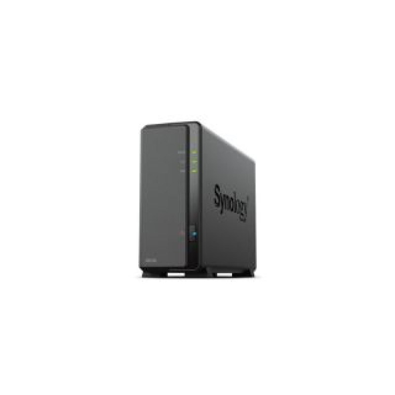 Synology Zibatmiņa Synology  Tower NAS DS124 up to 1 HDD/SSD, Realtek, RTD1619B, Processor frequency 1.7 GHz, 1 GB, DDR4, 1x1GbE, 2xUSB 2.0
