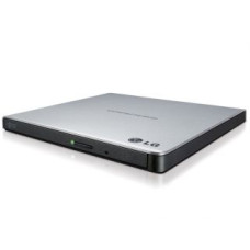 H.l Data Storage Serveru  - Citi piederumi H.L Data Storage  Ultra Slim Portable DVD-Writer GP57ES40 Interface USB 2.0, DVD±R/RW, CD read speed 24 x, CD write speed 24 x, Silver, Desktop/Notebook