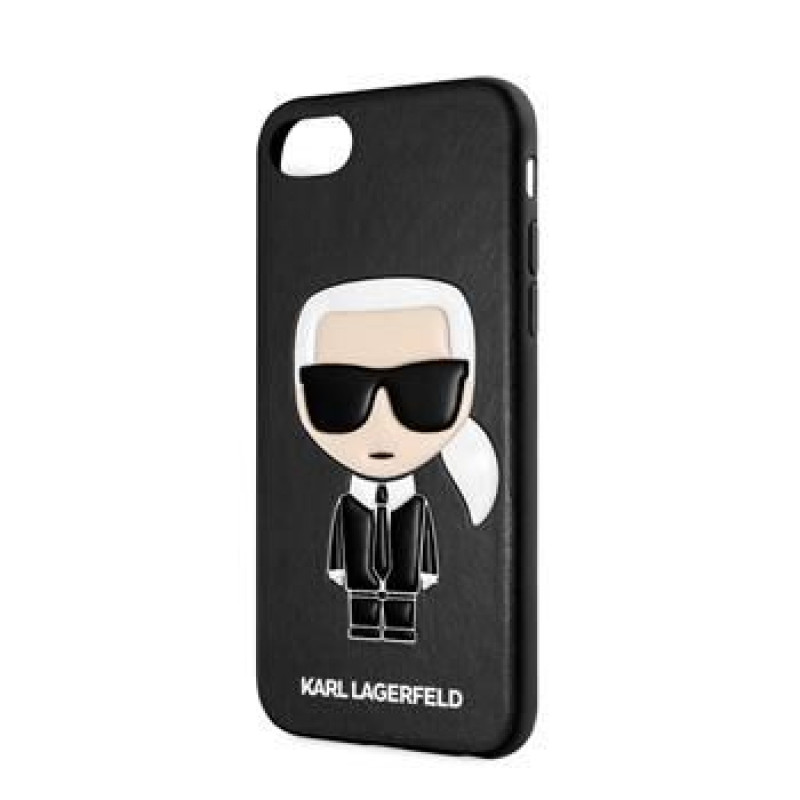 Karl Lagerfeld Aizmugurējais vāciņš Karl Lagerfeld - Full Body Iconic Cover for iPhone 7/8/SE 2020 Black