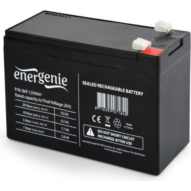 Energenie Cita datorprece EnerGenie  Rechargeable battery 12 V 9 AH for UPS  9 Ah VA