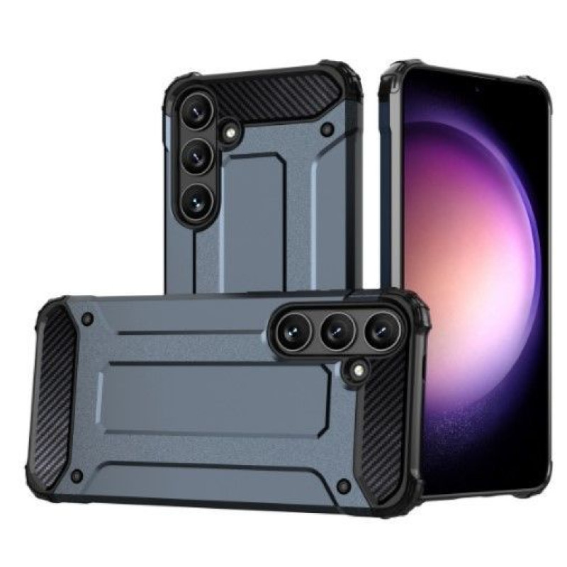 Ilike Aizmugurējais vāciņš iLike Samsung Galaxy S24 armored Hybrid Armor case Blue