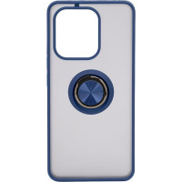 Ilike Aizmugurējais vāciņš iLike Xiaomi Redmi Note 13 4G Hybrid Case With Ring Dark Blue