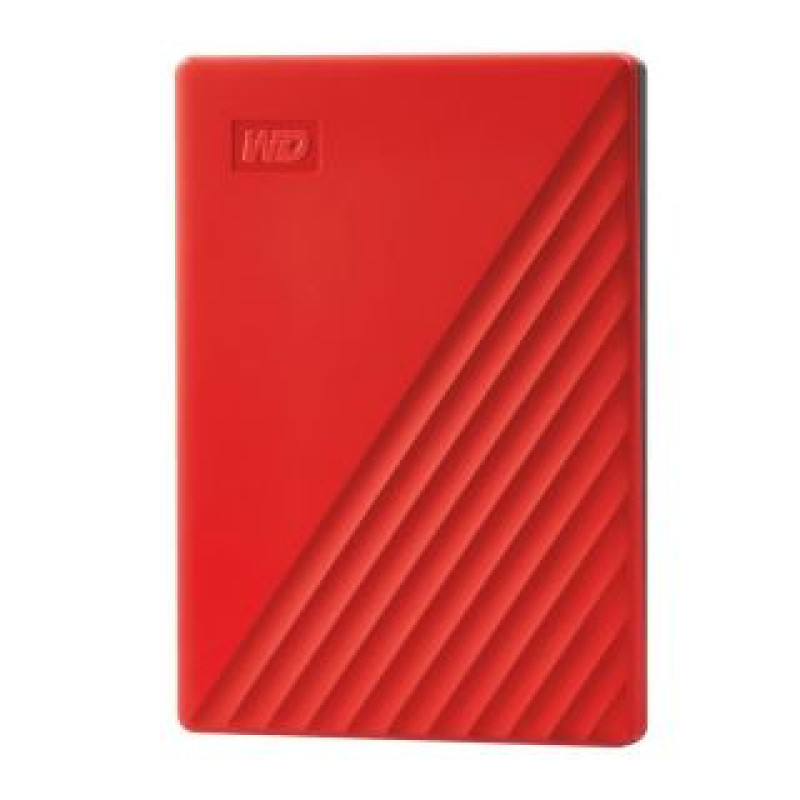 Western Digital Cietais disks HDD Western Digital  External HDD||My Passport|2TB|USB 2.0|USB 3.0|USB 3.2|Colour Red|WDBYVG0020BRD-WESN