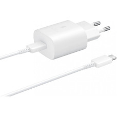 Samsung Adapteris Samsung - EP-TA800XWE Samsung 25W Travel Charger USB-C Data Cabel White