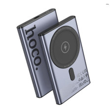 Hoco Ārējais akumulators Hoco  Q32 Bird PD20W wireless magnetic power bank(5000mAh) Metal Grey