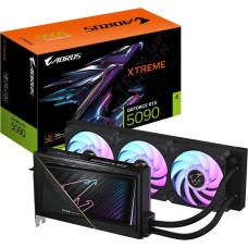 Gigabyte Grafiskās karte / Video kartes Gigabyte  Graphics Card||NVIDIA GeForce RTX 5090|32 GB|GDDR7|512 bit|PCIE 5.0 16x|GPU 2655 MHz|Water cooling|1xHDMI|3xDisplayPort|GV-N5090AORUSXW-32GD1.0