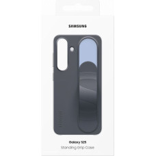 Samsung Aizmugurējais vāciņš Samsung  Samsung Standing Grip Case EF-GS931CBEGWW Silicone Case with Holder / Stand for Samsung Galaxy S25 - Black