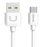 Usams Kabelis USAMS  US-SJ098 U-Turn Durable TPE Universal Micro USB to USB Data&Fast 2A Charger Cable 1m White