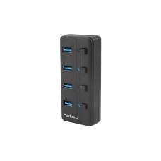 Natec Parveidotājs Natec  USB 3.0 HUB, Mantis 2, 4-Port, On/Off with AC Adapter