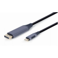 Gembird Kabelis Gembird  CABLE USB-C TO DP 1.8M/GREY CC-USB3C-DPF-01-6