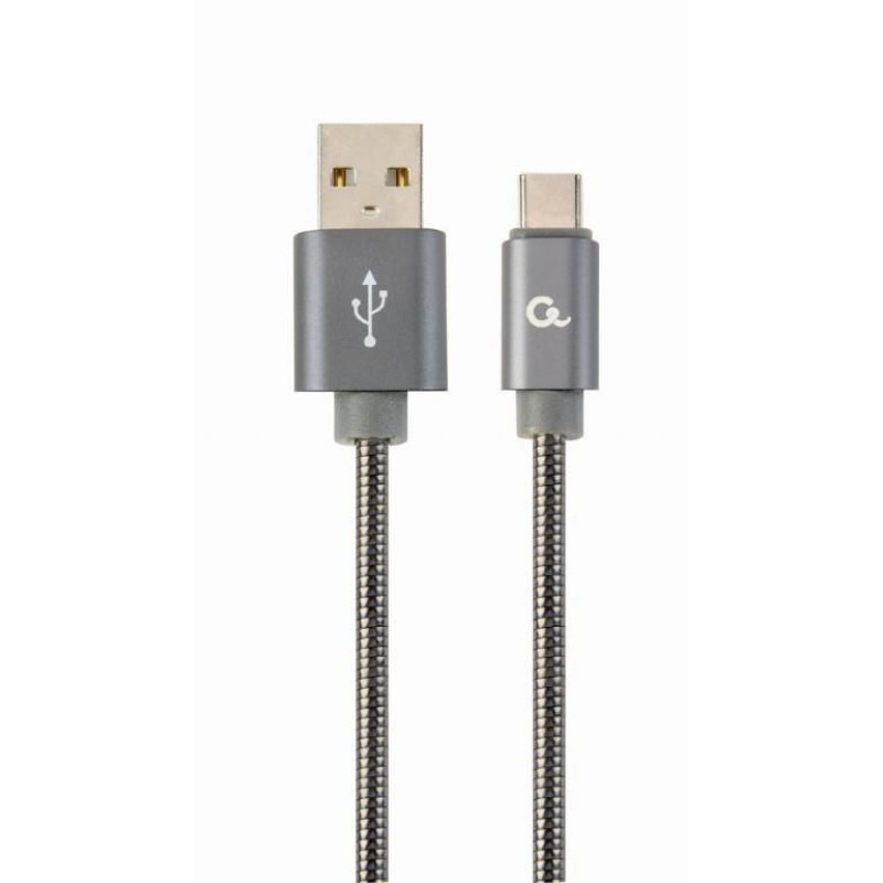 Gembird Kabelis Gembird  CABLE USB-C TO USB2 2M PREMIUM/CC-USB2S-AMCM-2M-BG