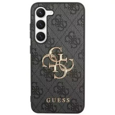 Guess Aizmugurējais vāciņš Guess Samsung Galaxy S24 HC PU LEATHER 4G METAL LOGO Black