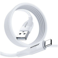 Joyroom Kabelis Joyroom  USB cable - USB Type C for charging / data transmission 3A 1m White