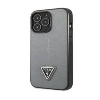Guess Aizmugurējais vāciņš Guess Apple iPhone 13 Pro PU Saffiano Triangle Case