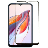 Ilike Aizsargstikls iLike - Tempered glass 6D for Xiaomi Redmi 10C / 12C / Poco C40 black frame