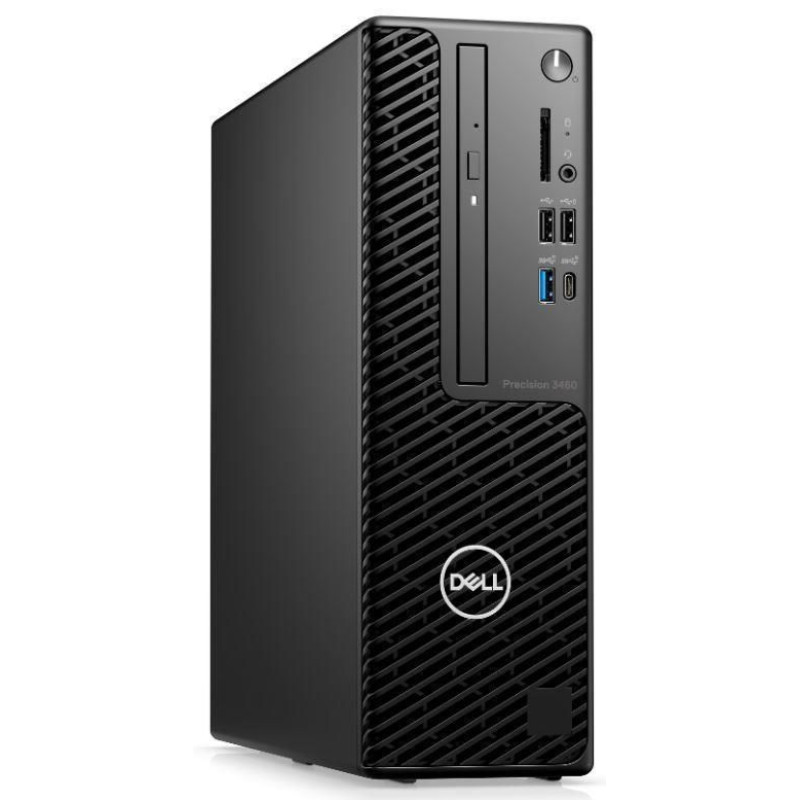 Dell Personālais dators Dell  PC||Precision|3460|Business|SFF|CPU Core i7|i7-14700|2100 MHz|RAM 16GB|DDR5|5600 MHz|SSD 512GB|Graphics card Integrated Graphics|Integrated|ENG|Windows 11 Pro|Colour Black|Included Accessories  Optical Mouse-MS116 - Black; Mu