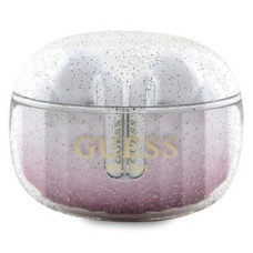 Guess Cits mobilo telefonu aksesuārs Guess  Guess Glitter Gradient TWS Bluetooth headphones + docking station - pink