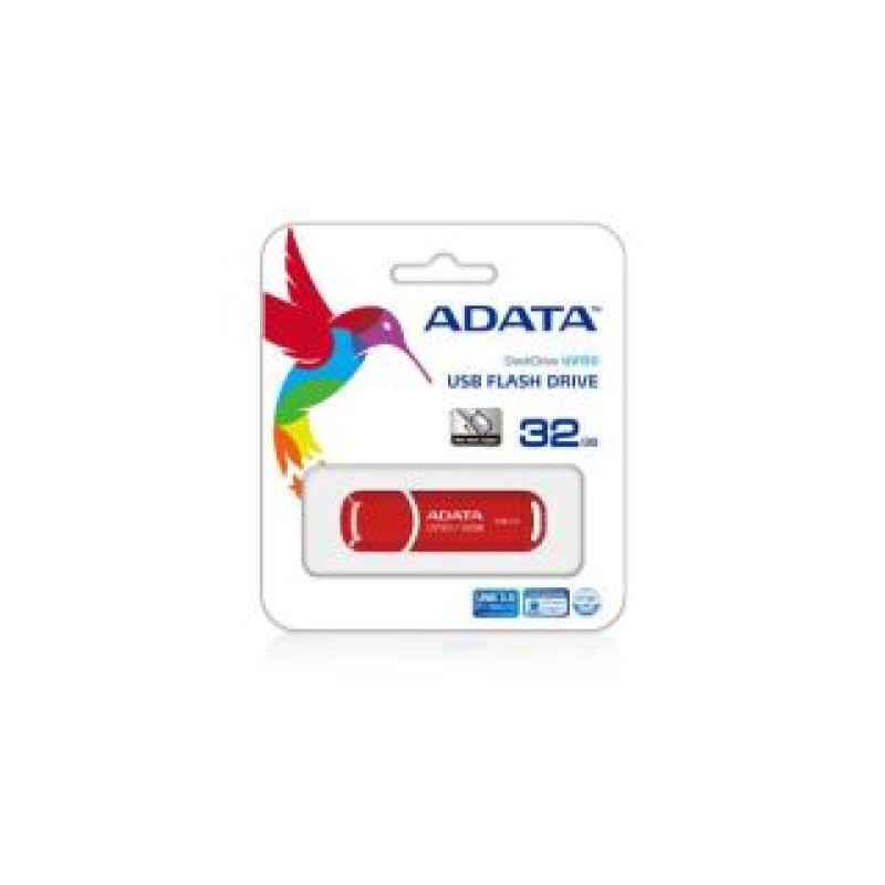Adata Zibatmiņa ADATA  UV150 32 GB, USB 3.0, Red