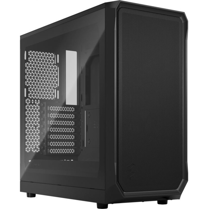 Fractal Design Datoru korpusi Fractal Design  Focus 2  Black TG Clear Tint, Midi Tower, Power supply included No