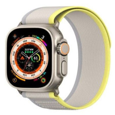 Dux Ducis Siksniņa Dux Ducis  Sport Velcro Strap for Apple Watch Ultra / 9 / 8 / 7 / 6 / SE / 5 / 4 / 3 / 2 / 1 (42, 44, 45, 49 Yellow