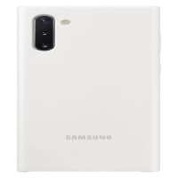 Samsung Aizmugurējais vāciņš Samsung  Galaxy Note 10 Silicone Cover White