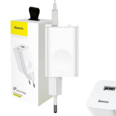 Baseus Adapteris Baseus  Baseus Charging Quick Charger USB 3.0 - White