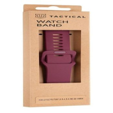 Tactical Siksniņa Tactical Apple Watch 38mm / 40mm Silicone Band with Buckle Wine Red