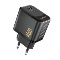 Dudao Adapteris Dudao  Dudao A28 45W GaN USB-C Wall Charger - Black Black