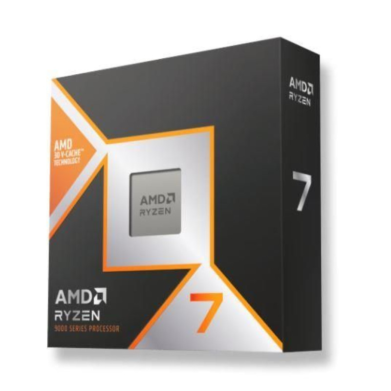 AMD Procesors AMD  CPU||Desktop|Ryzen 7|R7-9800X3D|Granite Ridge AM5|4700 MHz|Cores 8|96MB|Socket SAM5|120 Watts|GPU Radeon|BOX|100-100001084WOF