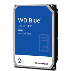 Western Digital Cietais disks HDD Western Digital  HDD||Blue|2TB|SATA 3.0|256 MB|7200 rpm|3,5