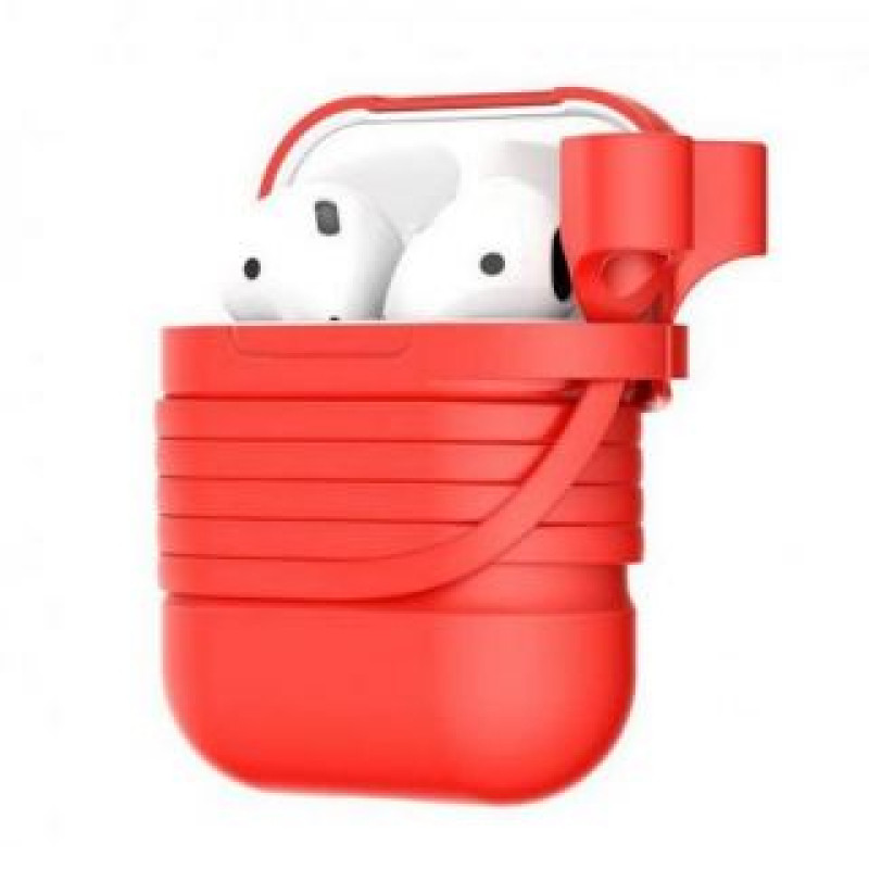 Baseus Maciņš austiņām Baseus - AirPods Case 1&2 Red