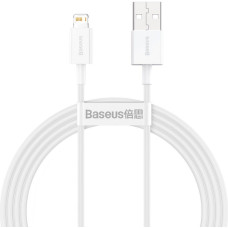 Baseus Kabelis Baseus  Baseus Superior USB - Lightning cable 2.4A 1.5 m White (CALYS-B02) White