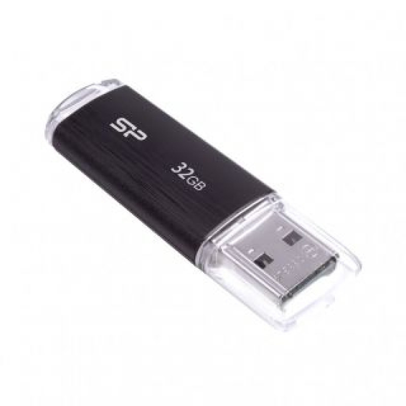 Silicon Power Zibatmiņa Silicon power  Ultima U02 32 GB, USB 2.0, Black