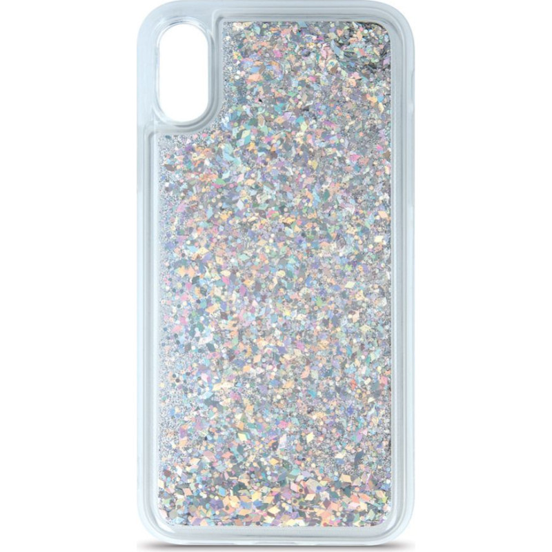 Ilike Aizmugurējais vāciņš iLike Samsung S10 Back Case Liquid Sparkle Silver