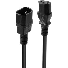 Lindy Parveidotājs LINDY  CABLE POWER EXTENSION/C14 TO C13 0.5M 30320