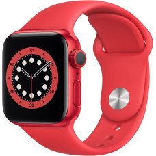 Apple Viedpulksteni Apple  Watch Series 6 GPS, 40mm Product (Red) Aluminium Case With Sport Band - Regular Red
