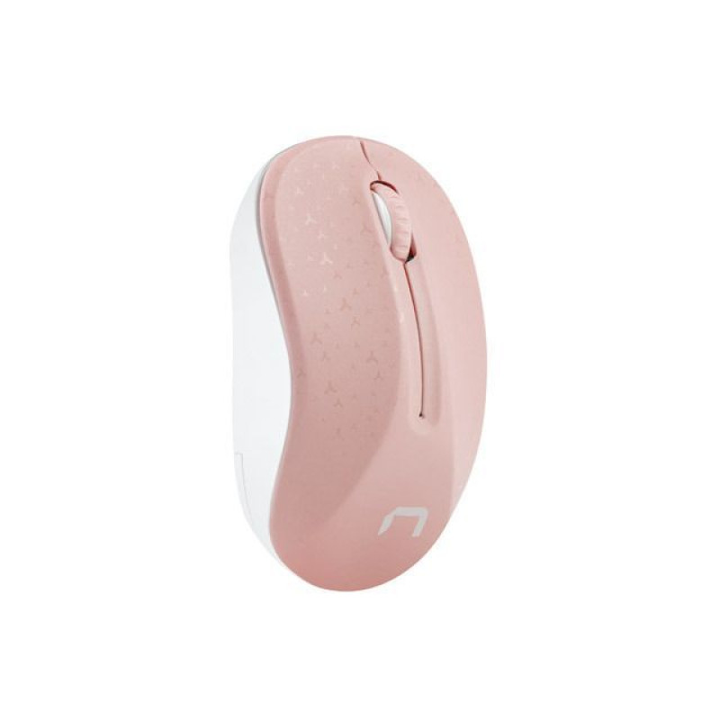 Natec Datora pele Natec  Mouse, Toucan, Wireless, 1600 DPI, Optical, Pink-White