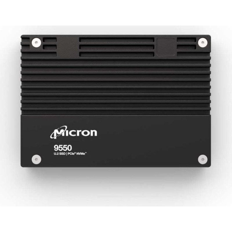Micron Cietais disks SSD Micron  SSD||SSD series 9550 PRO|15.36TB|PCIe Gen5|NVMe|NAND flash technology 3D TLC|Write speed 10000 MBytes/sec|Read speed 14000 MBytes/sec|Form Factor U.2|MTFDLAL15T3THA-1BK1DABYYR