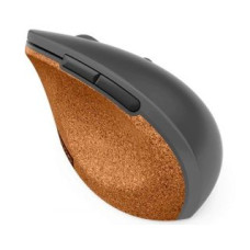 Lenovo Datora pele Lenovo  Go Wireless Vertical Mouse Wireless optical, Storm grey with natural cork, USB-A, 1 x AA batteries (included)