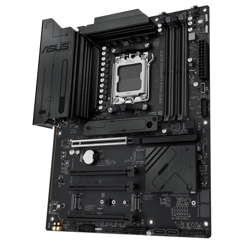 Asus Pamatplate AMD procesorsiem Asus  Mainboard||AMD X870|SAM5|ATX|Memory DDR5|Memory slots 4|1xPCI-Express 3.0 16x|2xPCI-Express 4.0 16x|1xPCI-Express 5.0 16x|3xM.2|1xHDMI|4xUSB 2.0|4xUSB 3.2|2xUSB-C|1xRJ45|3xAudio port|X870MAXGAMINGWIFI7