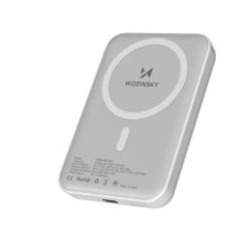 Wozinsky Ārējais akumulators Wozinsky  10.000 mAh Magnetic Power Bank White
