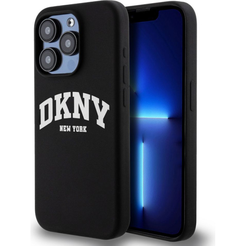 Dkny Aizmugurējais vāciņš DKNY Apple DKNY Liquid Silicone Arch Logo MagSafe Case for iPhone 15 Pro Black