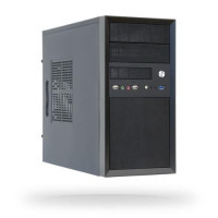 Chieftec Datoru korpusi Chieftec  Case||MiniTower|MicroATX|Colour Black|CT-01B-OP
