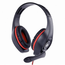 Gembird Vadu austiņas Gembird  HEADSET GAMING/RED/BLACK GHS-05-R